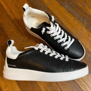 Leather Black White Vintage Havana Sneakers Size 8.5